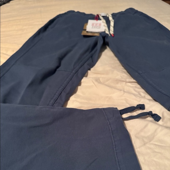 NAVY TOPO DESIGNS UTILITY PANTS - Picture 2 of 5
